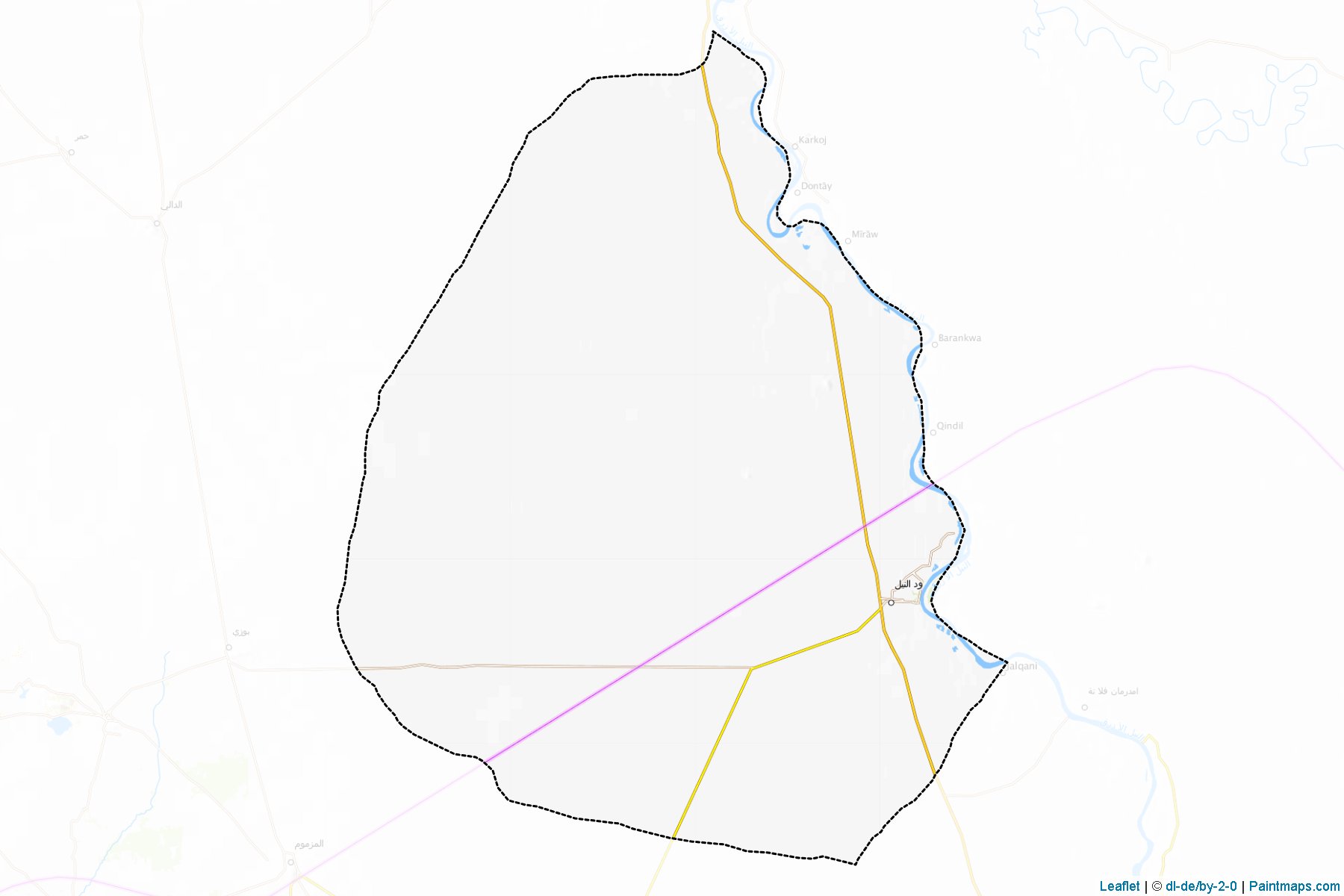 Abu Houjar (Sennar Eyaleti) Haritası Örnekleri-1