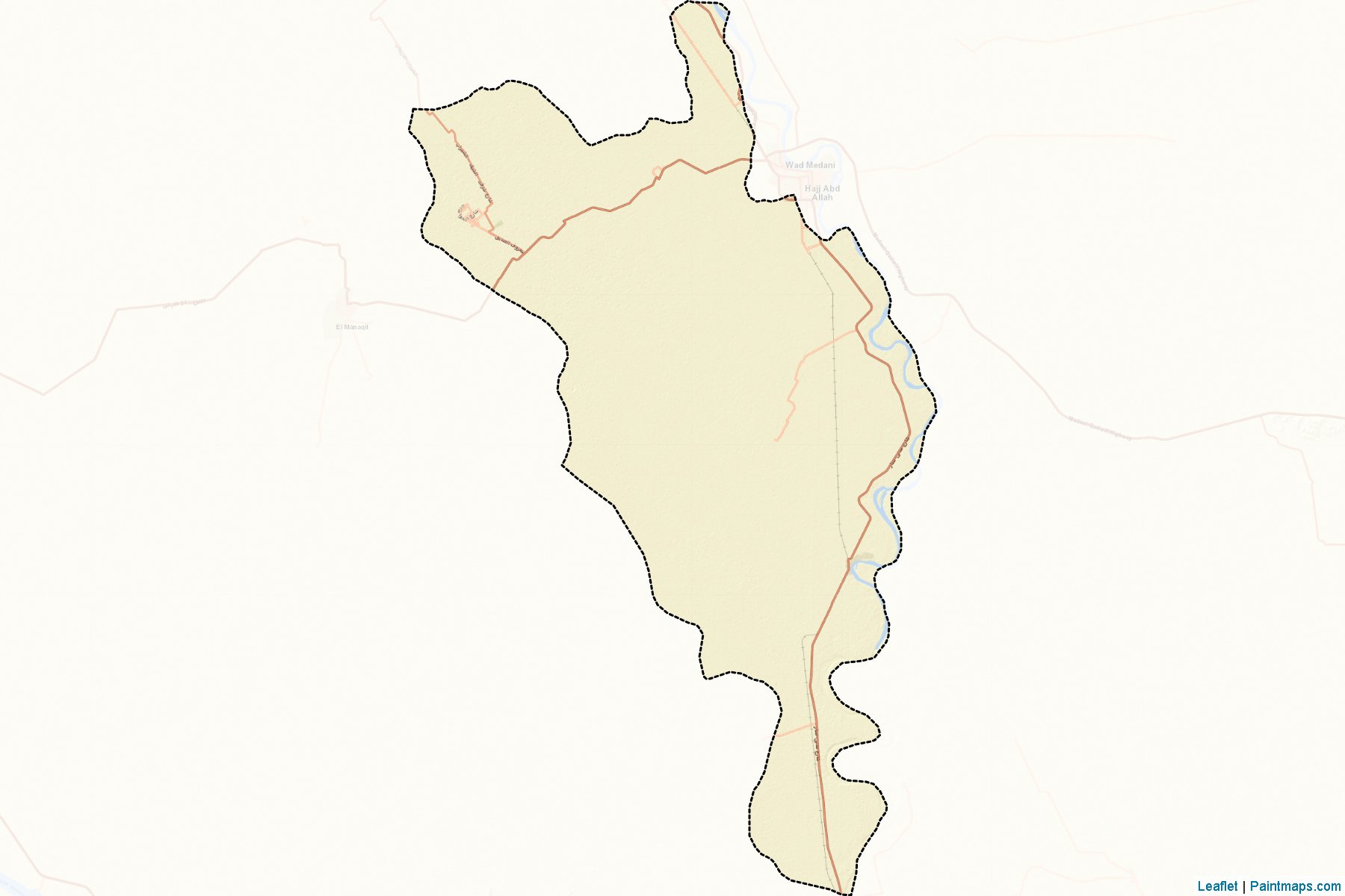 South Al Jazeera (Gezira) Map Cropping Samples-2