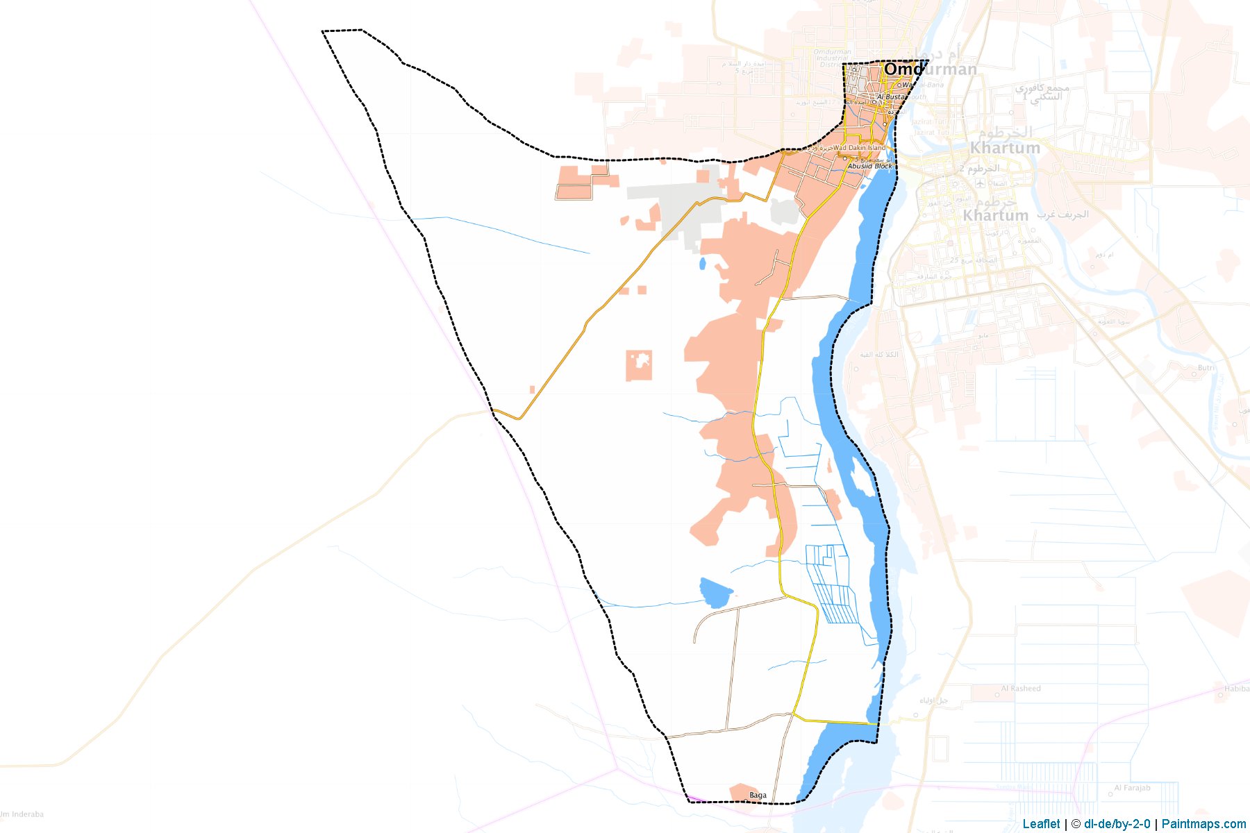 Um Durman (Hartum) Haritası Örnekleri-1