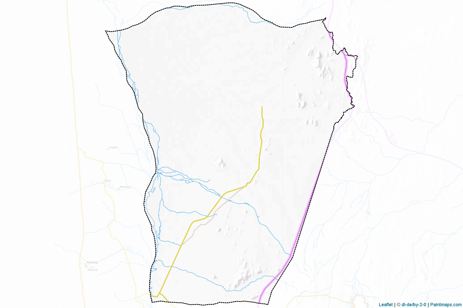 Muestras de recorte de mapas Telkok (Kassala)-1