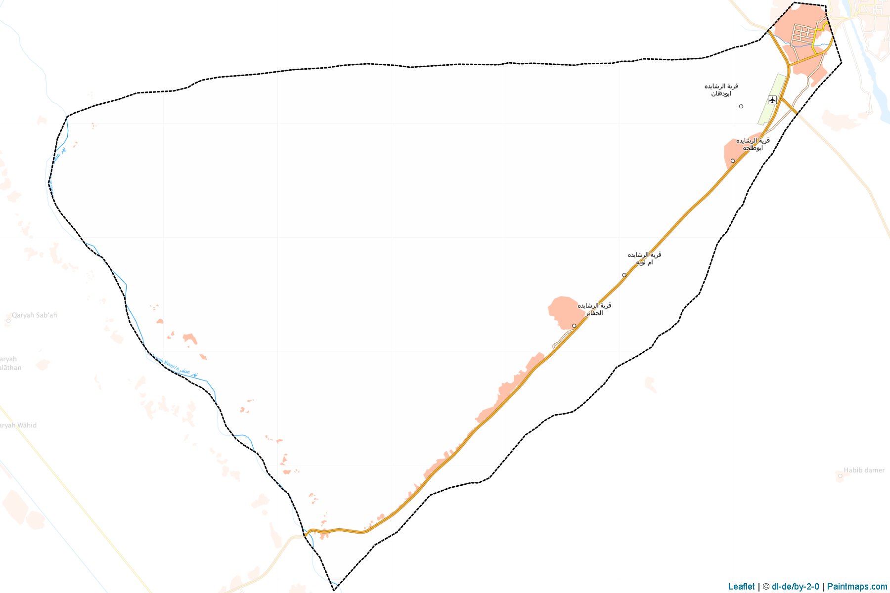 Muestras de recorte de mapas Western Kassala (Kassala)-1