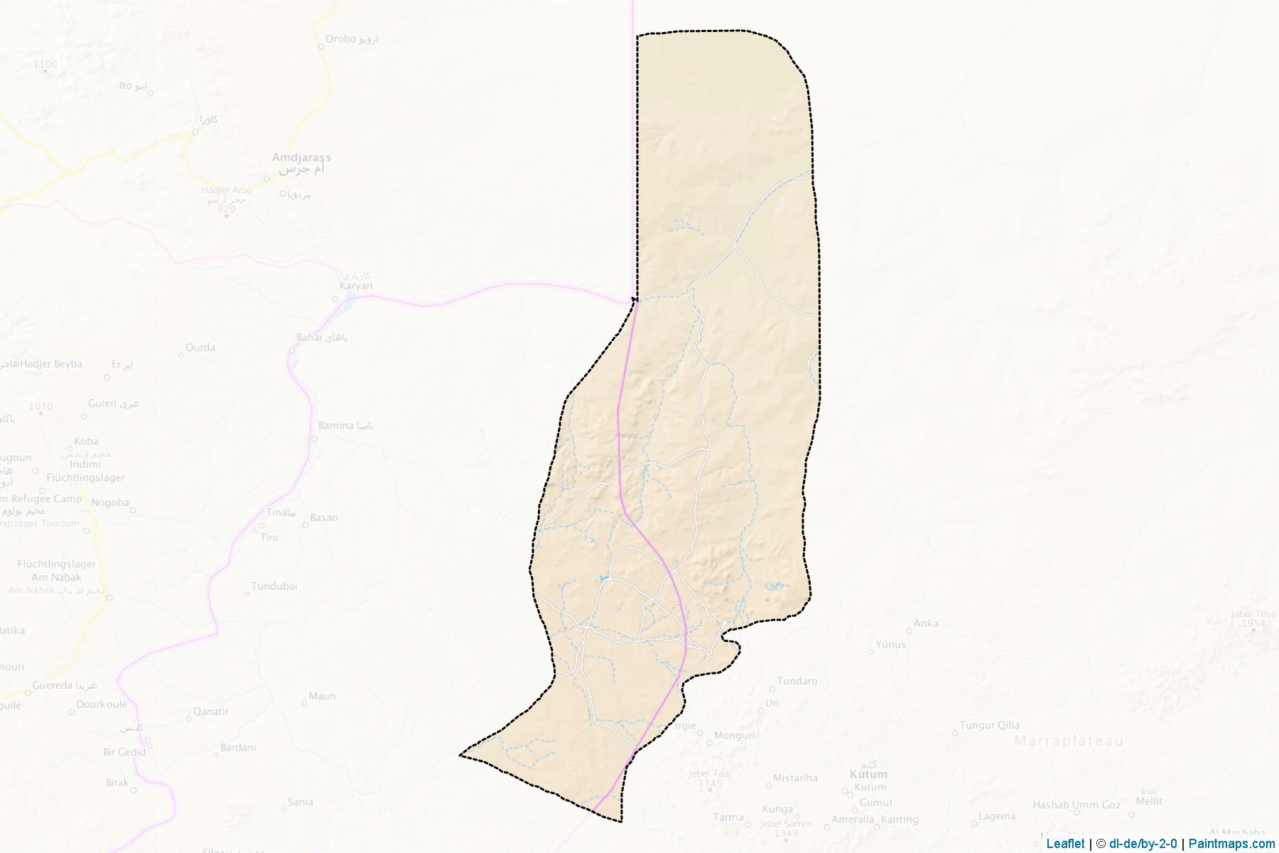 Um Buru (Shamal Darfor) Map Cropping Samples-1