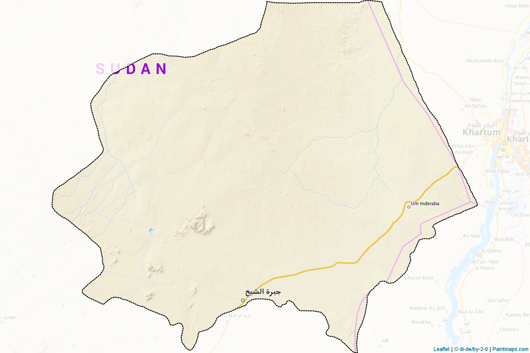 Gabrat Elshiekh (Shamal Kurdufan) Map Cropping Samples-1