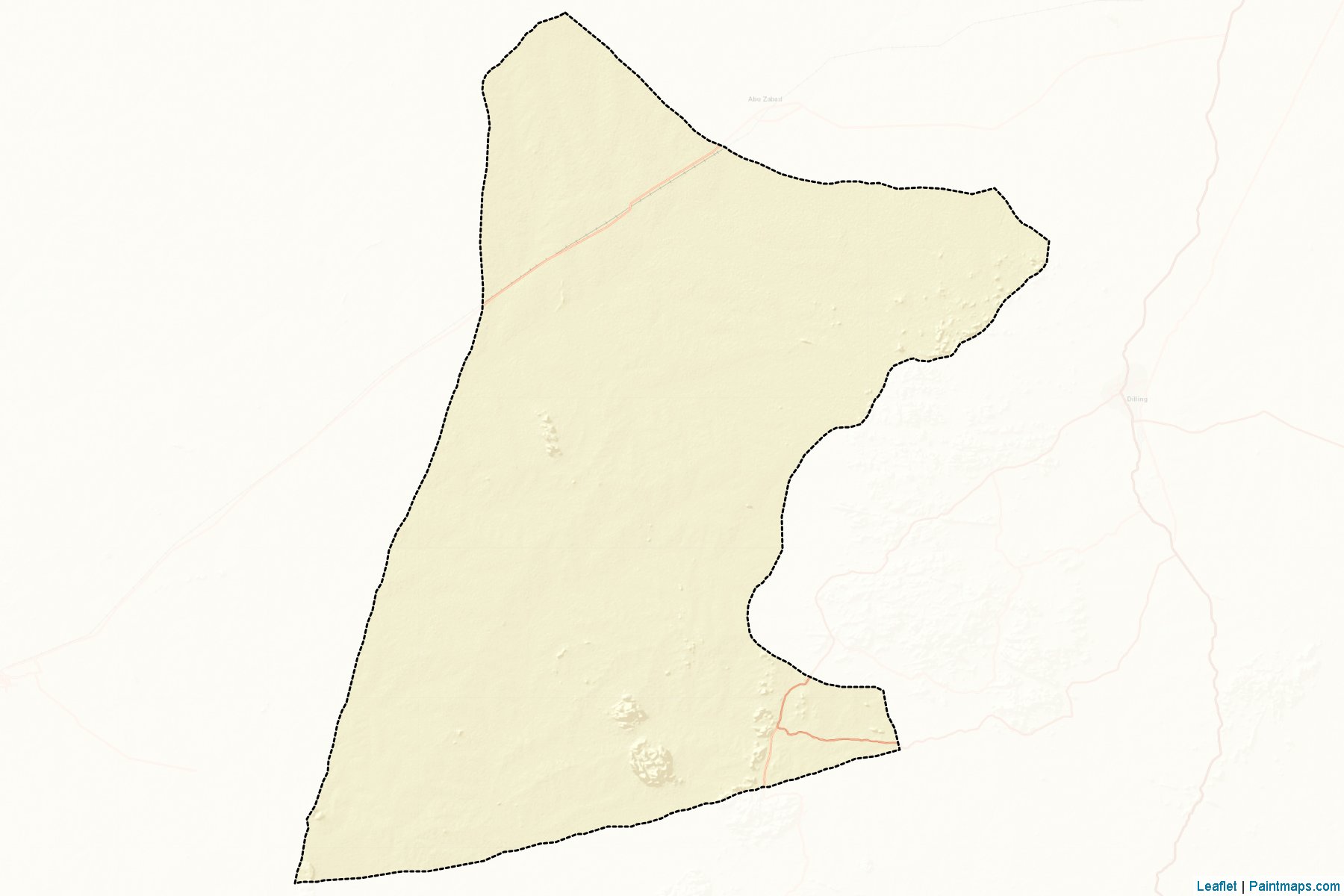 Muestras de recorte de mapas Al Sunut (West Kordofan)-2