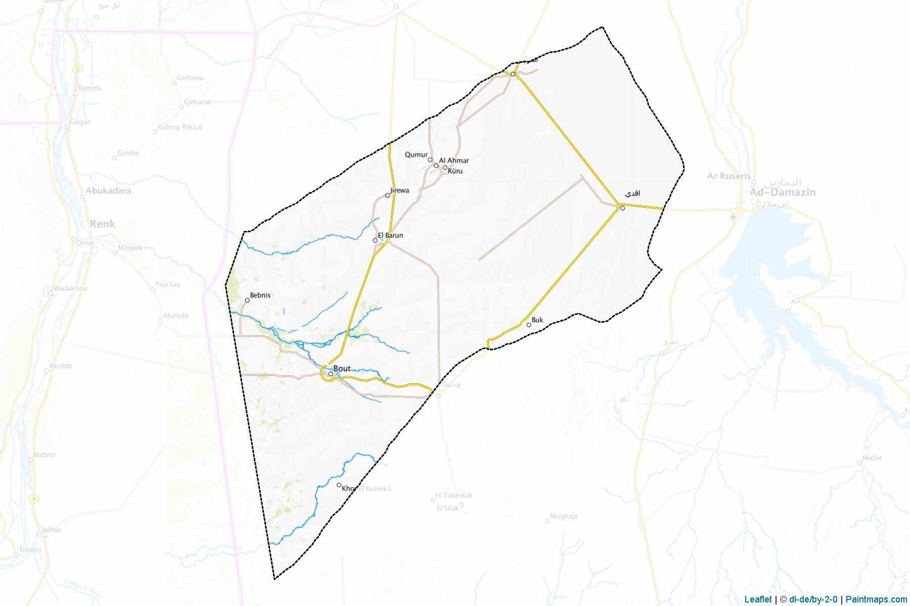 Muestras de recorte de mapas Al Tadamon (Blue Nile)-1