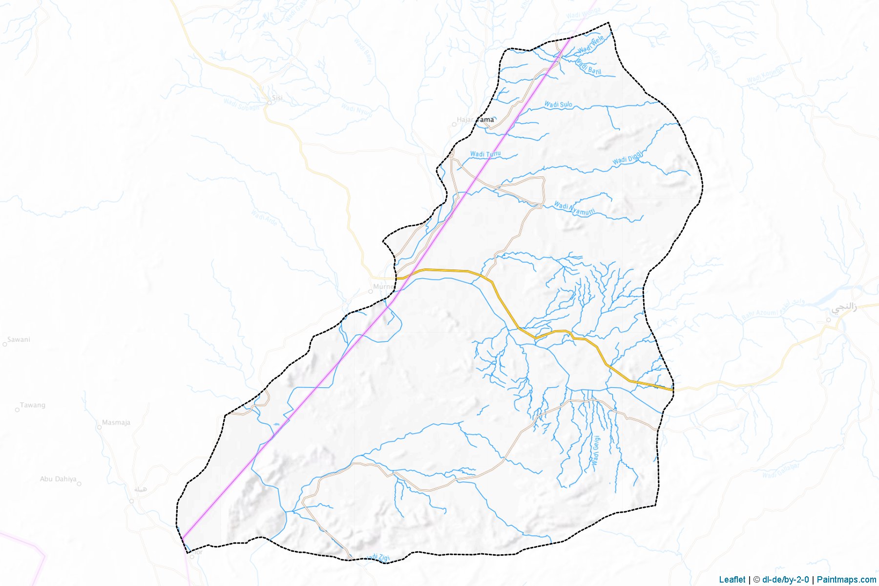 Azum (Orta Darfur) Haritası Örnekleri-1