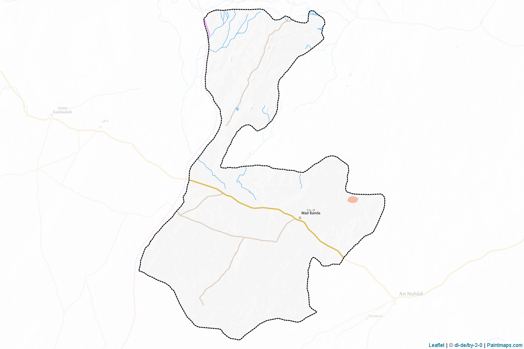 Muestras de recorte de mapas Wad Banda (West Kordofan)-1