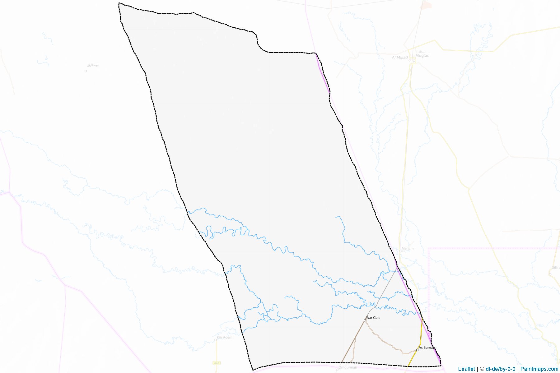 Abu Jabra (Eastern Darfur) Haritası Örnekleri-1