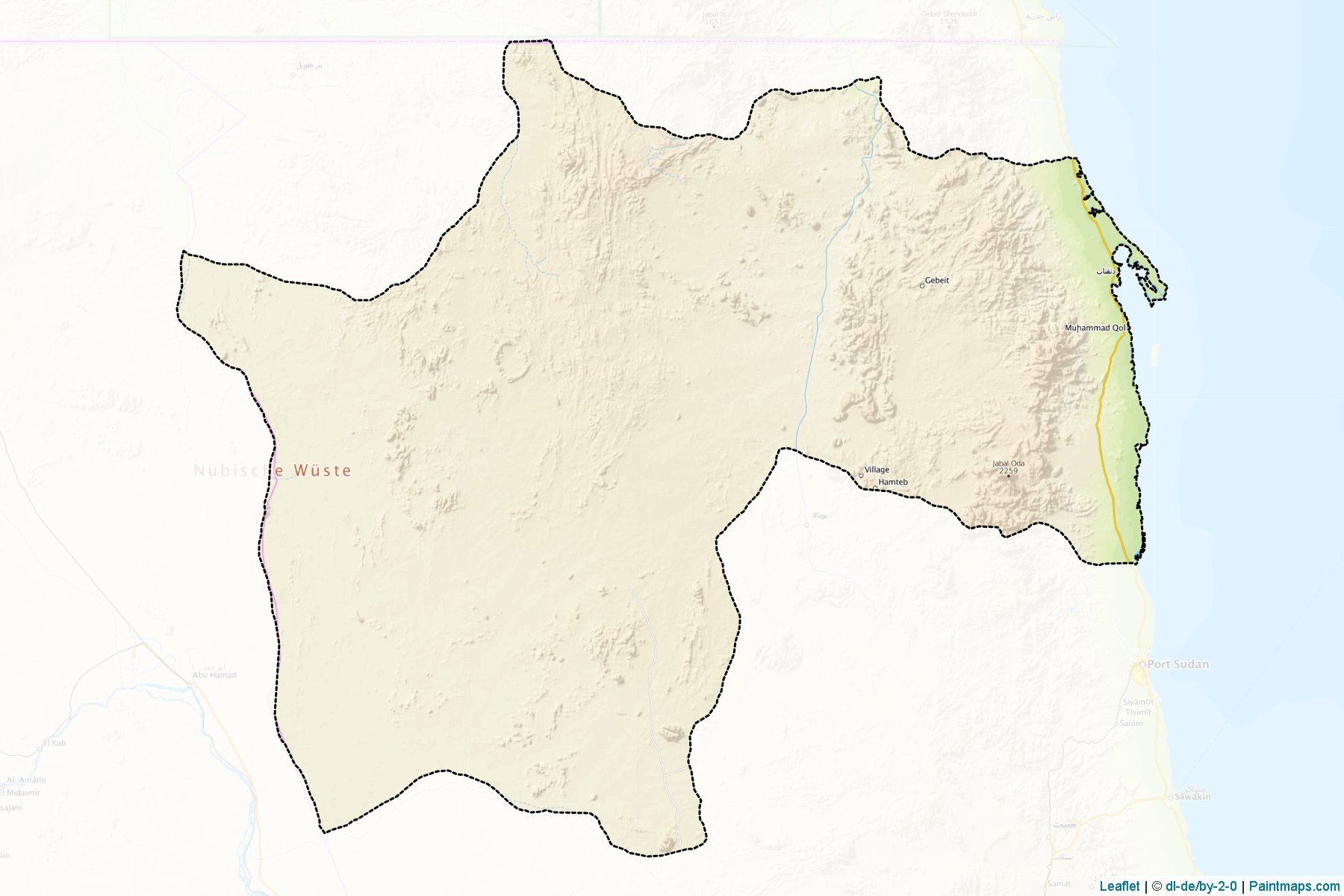 Jabiet Al Maadin (Al Bahr al Ahmar) Map Cropping Samples-1