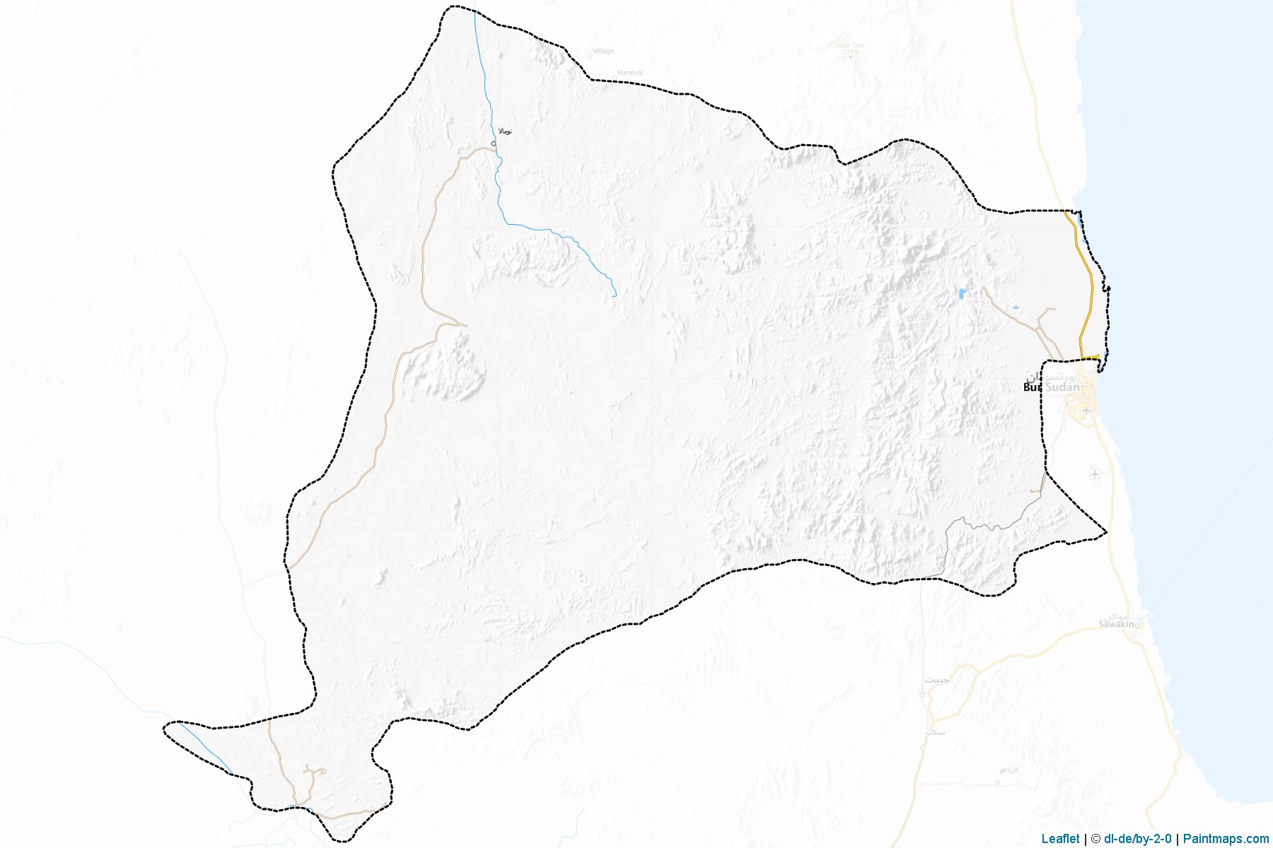 Muestras de recorte de mapas El Qaneb (Red Sea)-1