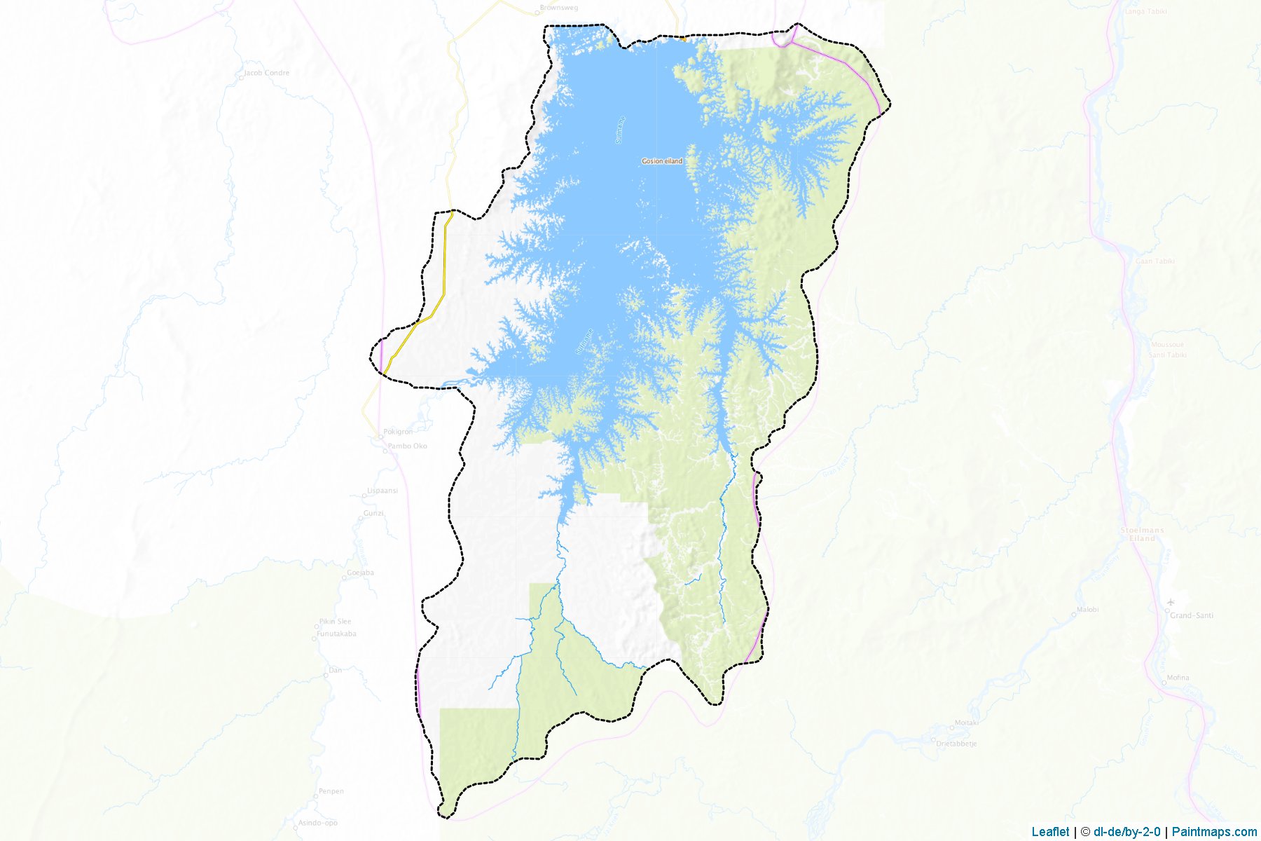 Sarakreek (Brokopondo) Map Cropping Samples-1