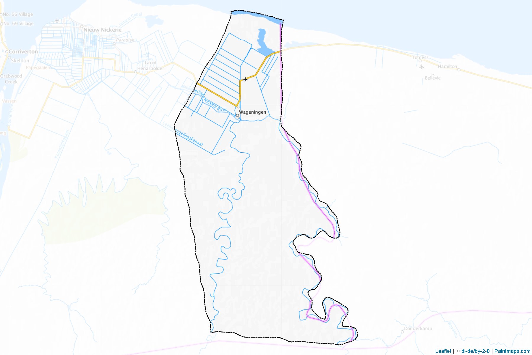 Muestras de recorte de mapas Wageningen (Nickerie)-1