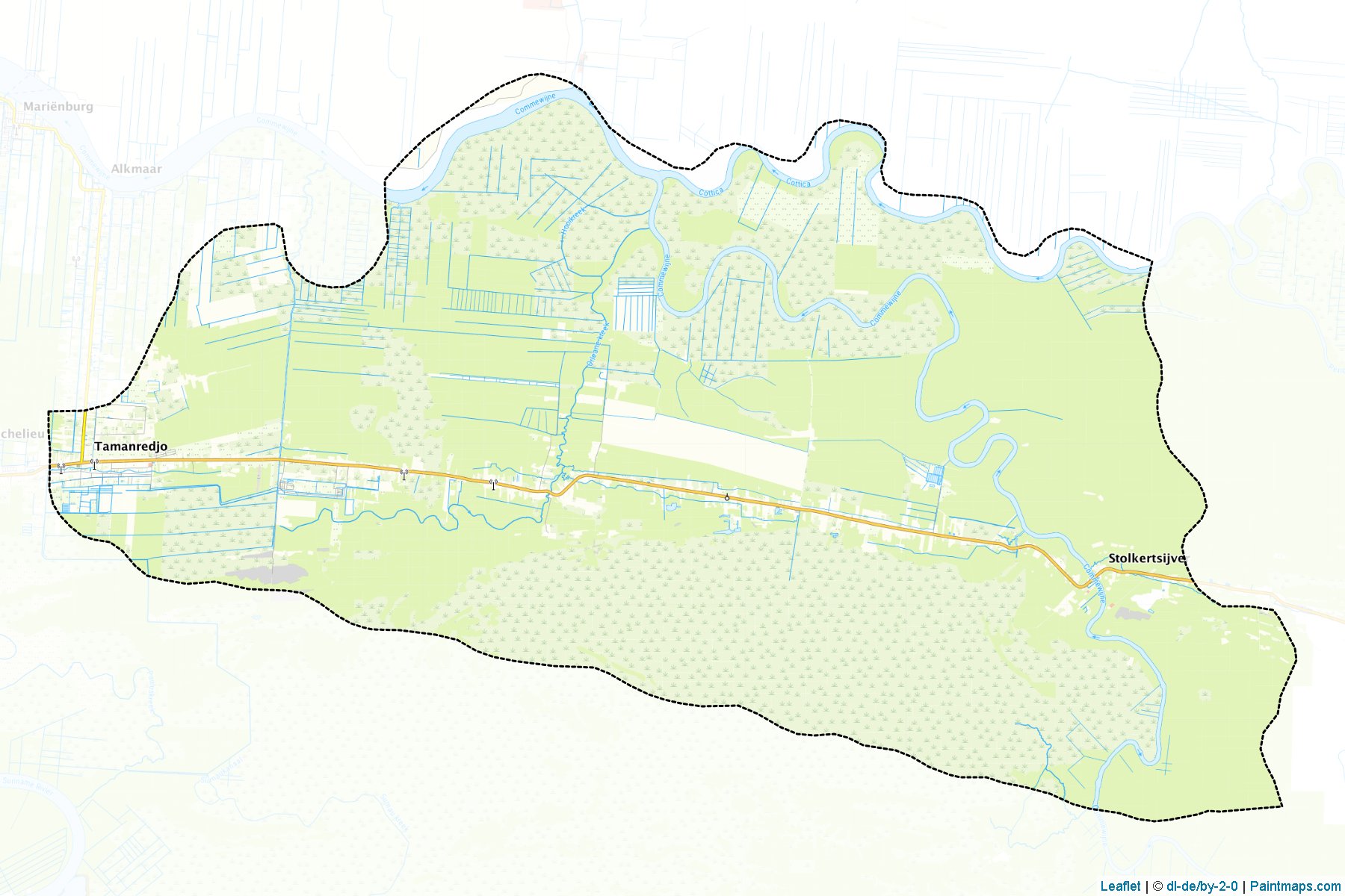 Tamanredjo (Commewijne) Map Cropping Samples-1