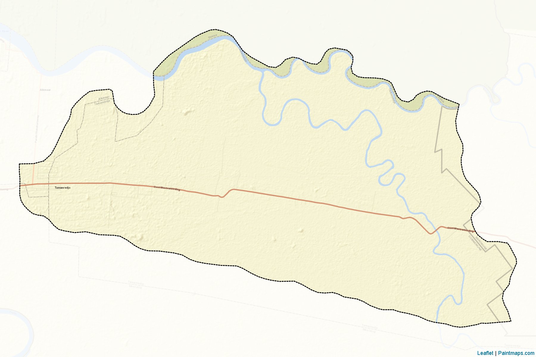 Tamanredjo (Commewijne) Map Cropping Samples-2