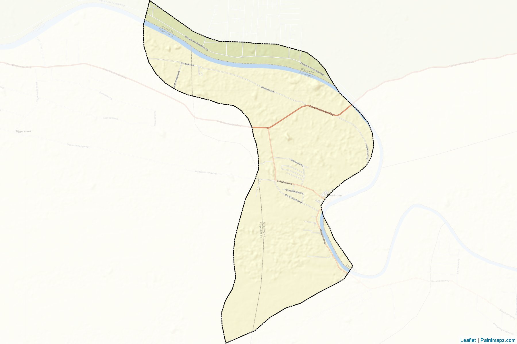 Muestras de recorte de mapas Groningen (Saramacca)-2