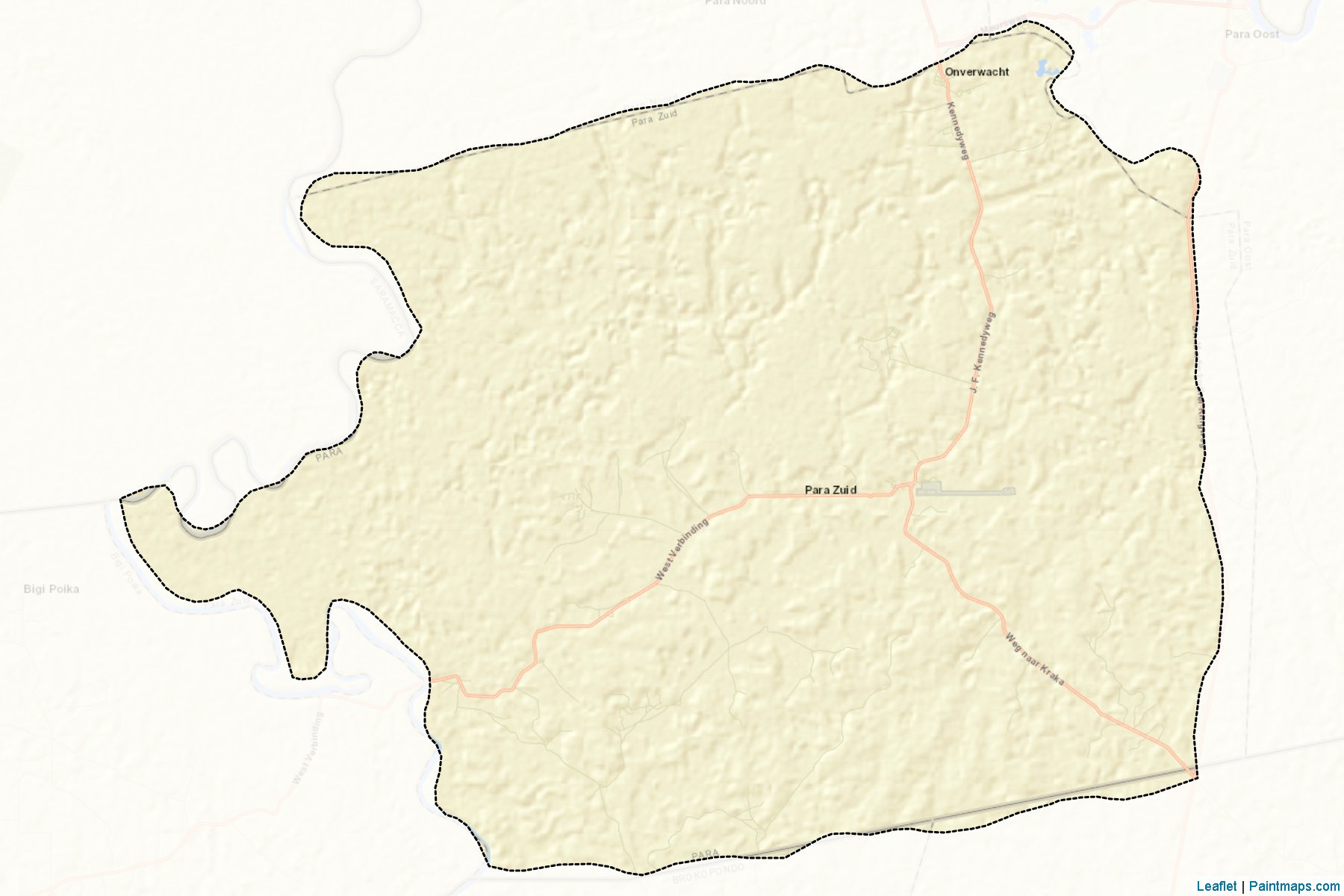 Muestras de recorte de mapas Zuid (Para)-2