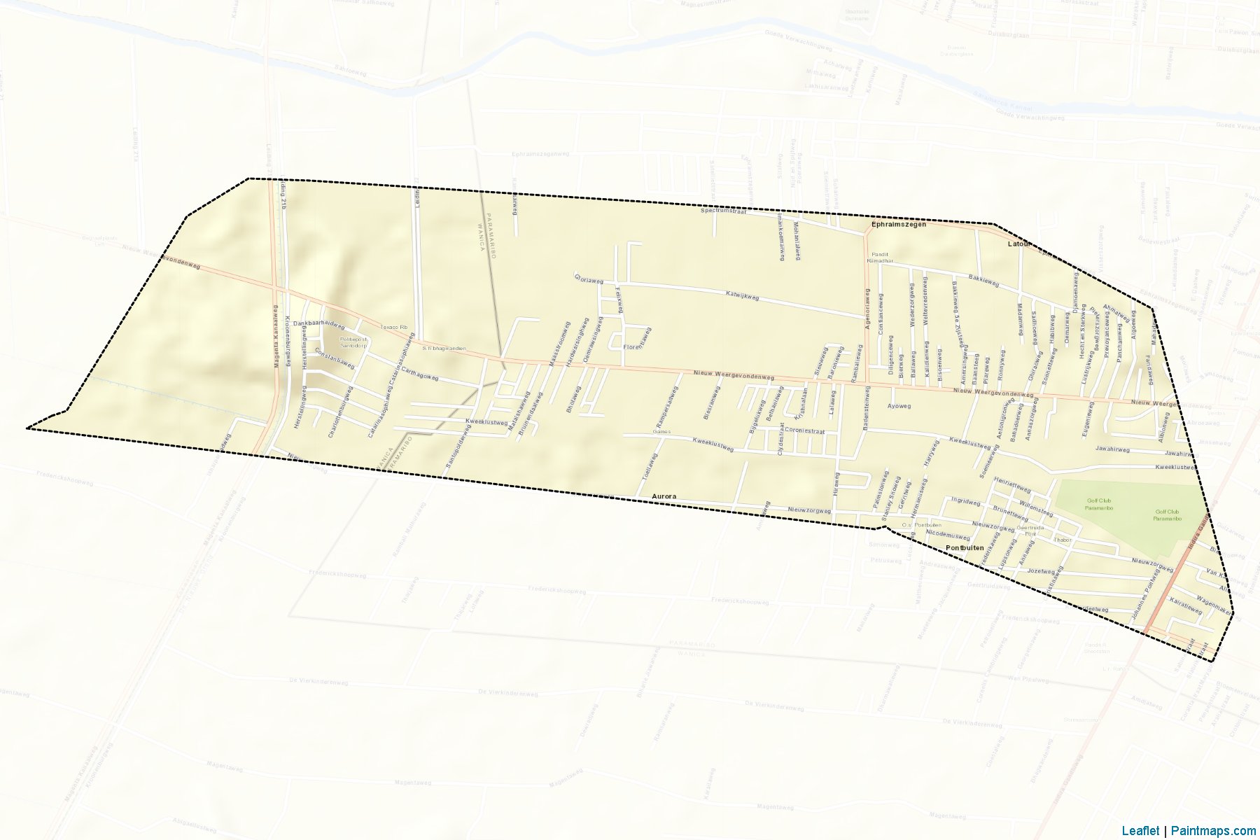 Muestras de recorte de mapas Pontbuiten (Paramaribo)-2