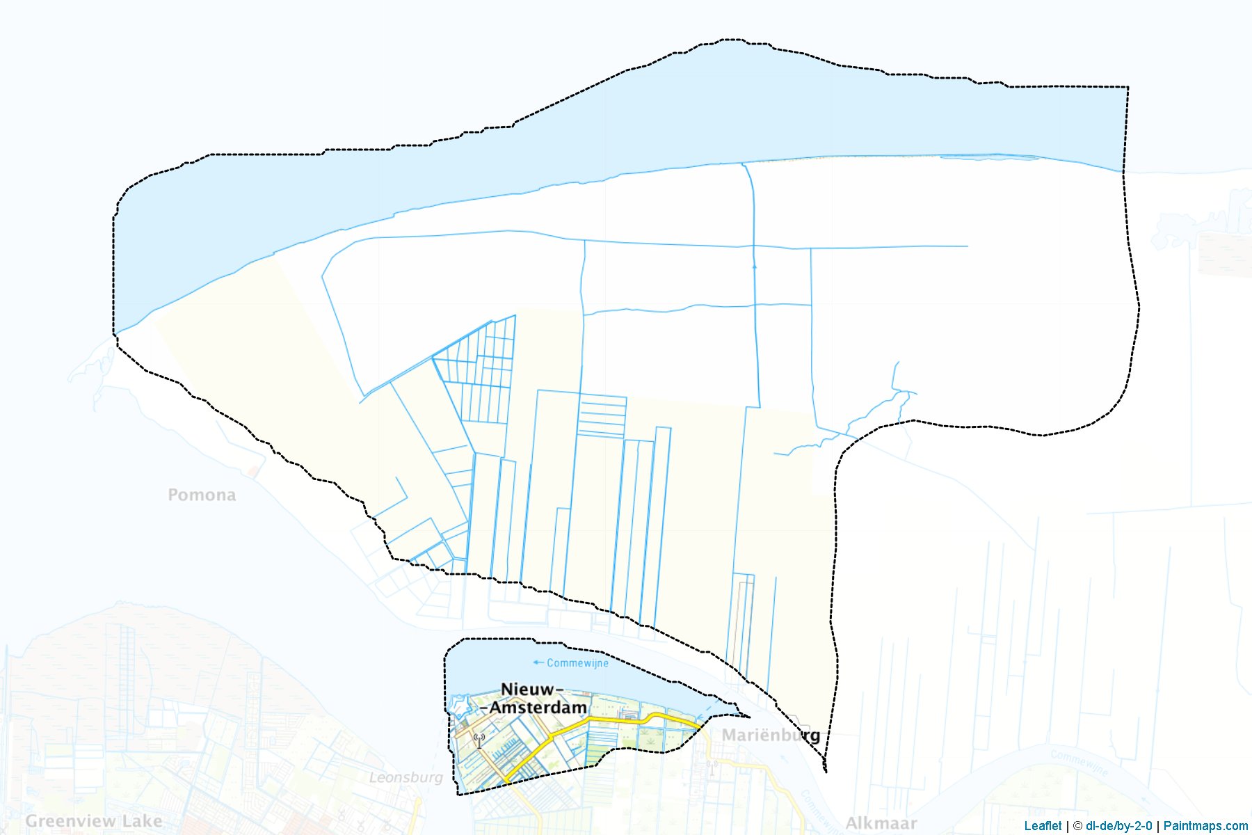 Muestras de recorte de mapas Margaretha (Commewijne)-1