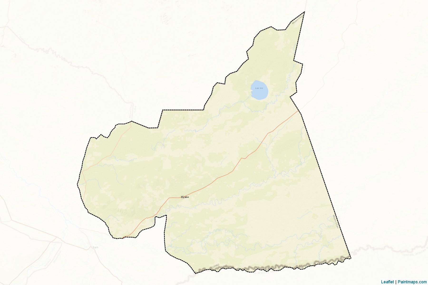 Lac Iro (Moyen-Chari) Map Cropping Samples-2