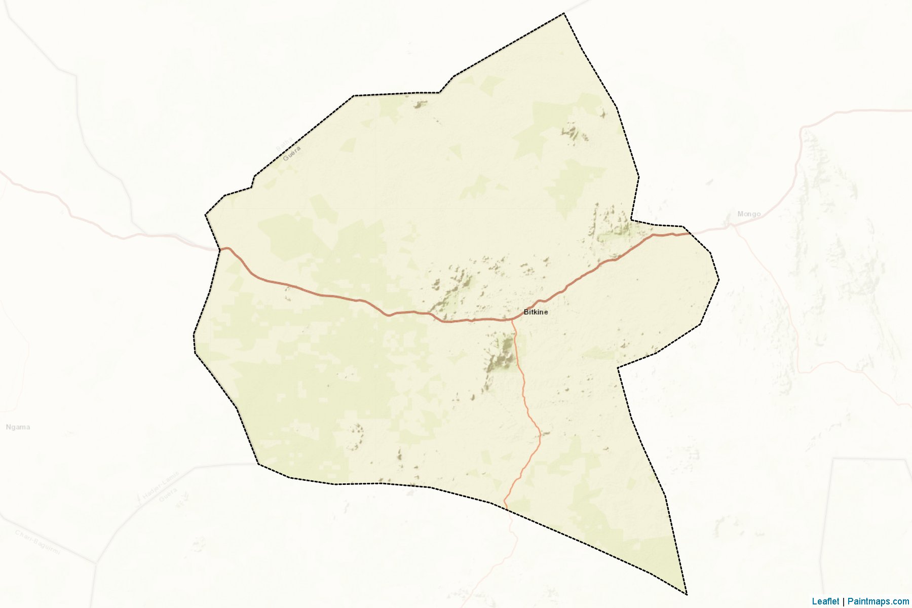 Muestras de recorte de mapas Abtouyour (Guéra)-2