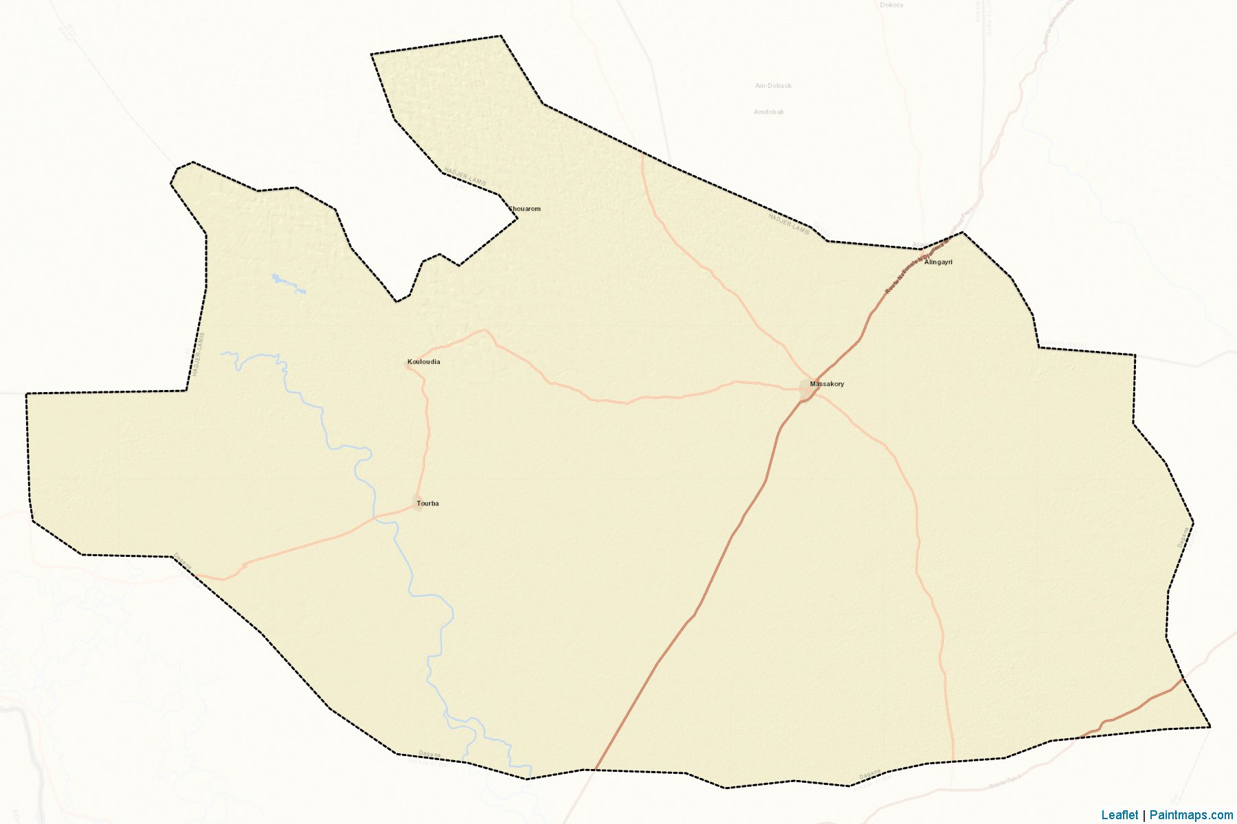 Muestras de recorte de mapas Dagana (Hadjer-Lamis)-2