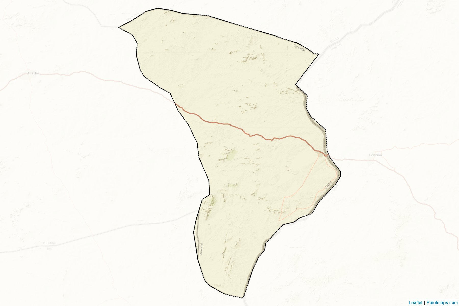 Assoungha (Ouadaï Region) Map Cropping Samples-2