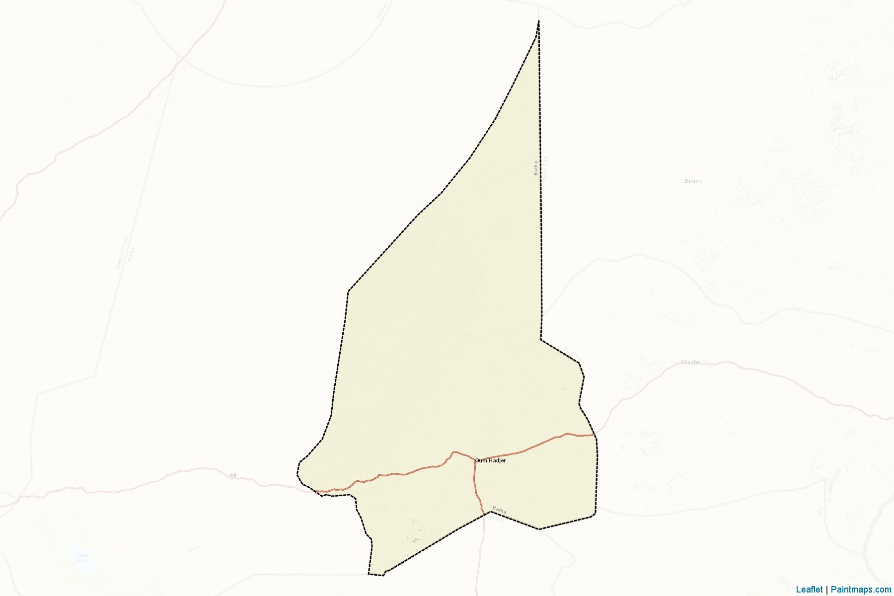 Muestras de recorte de mapas Batha Est (Batha)-2