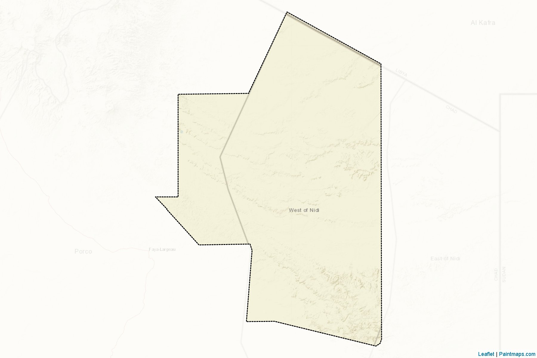 Muestras de recorte de mapas Ennedi Ouest (Ennedi Ouest)-2