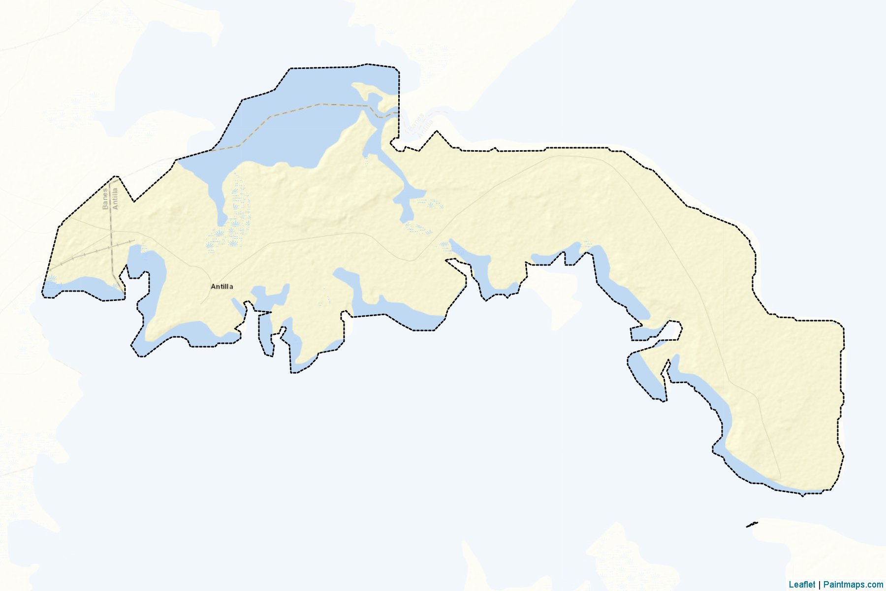 Muestras de recorte de mapas Antilla (Holguin)-2