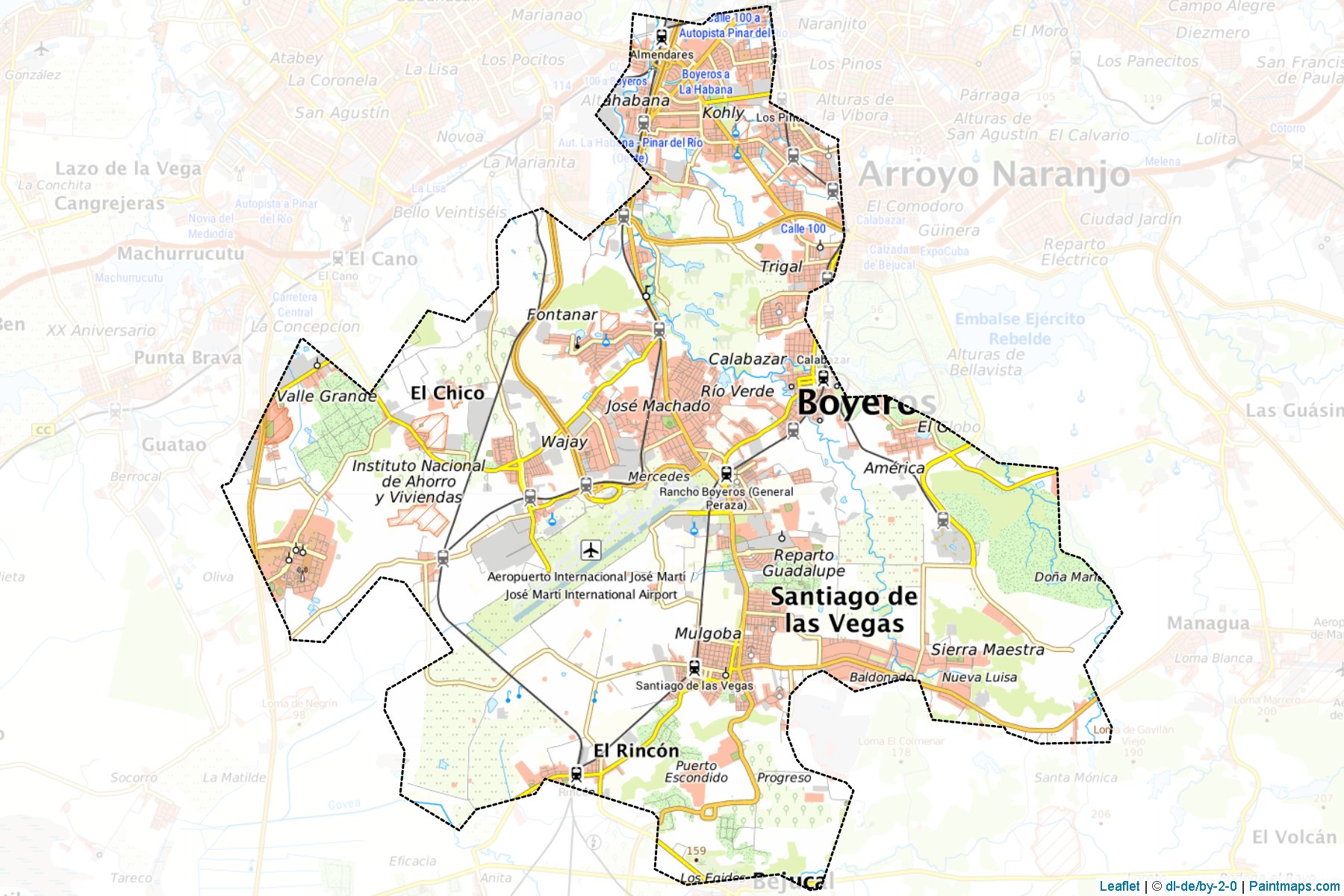 Muestras de recorte de mapas Boyeros (Ciudad De La Habana)-1