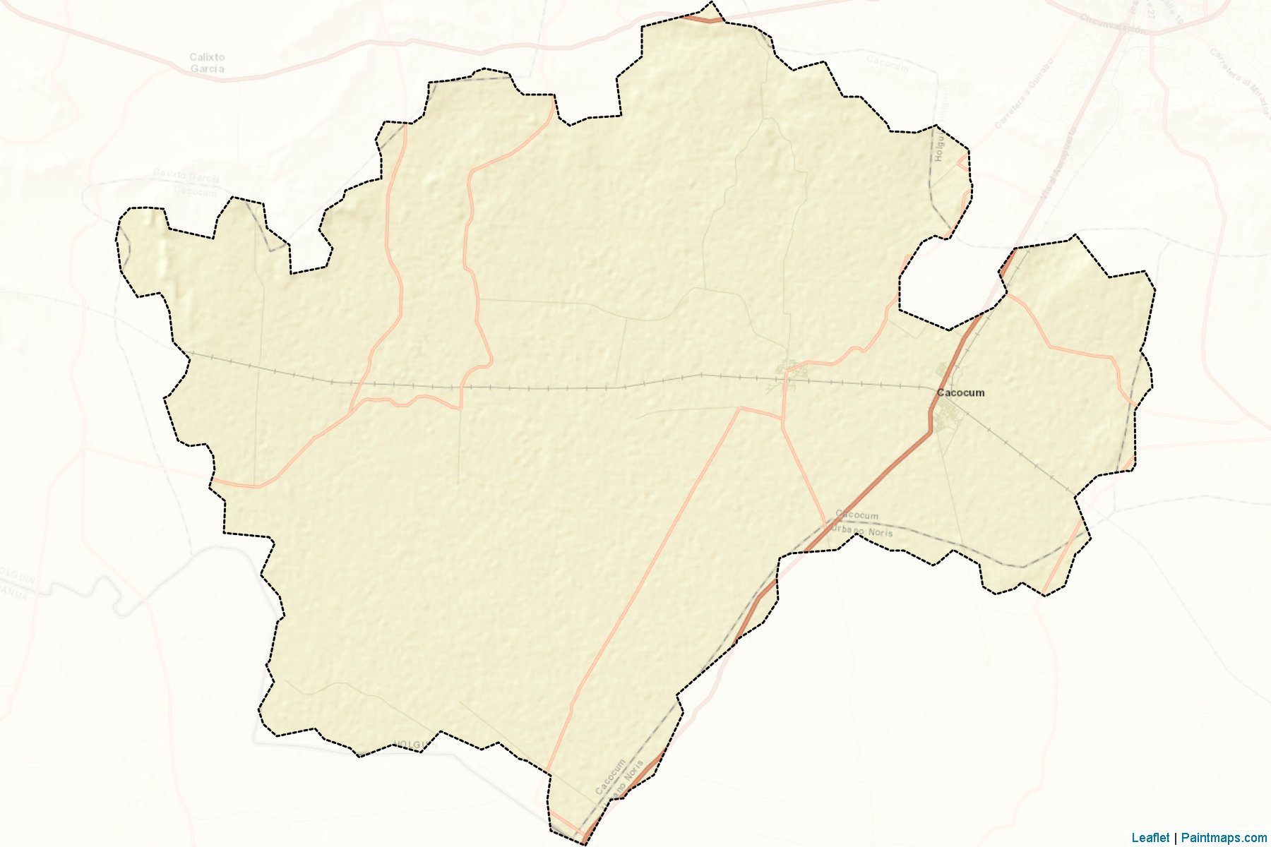 Muestras de recorte de mapas Cacocum (Holguin)-2