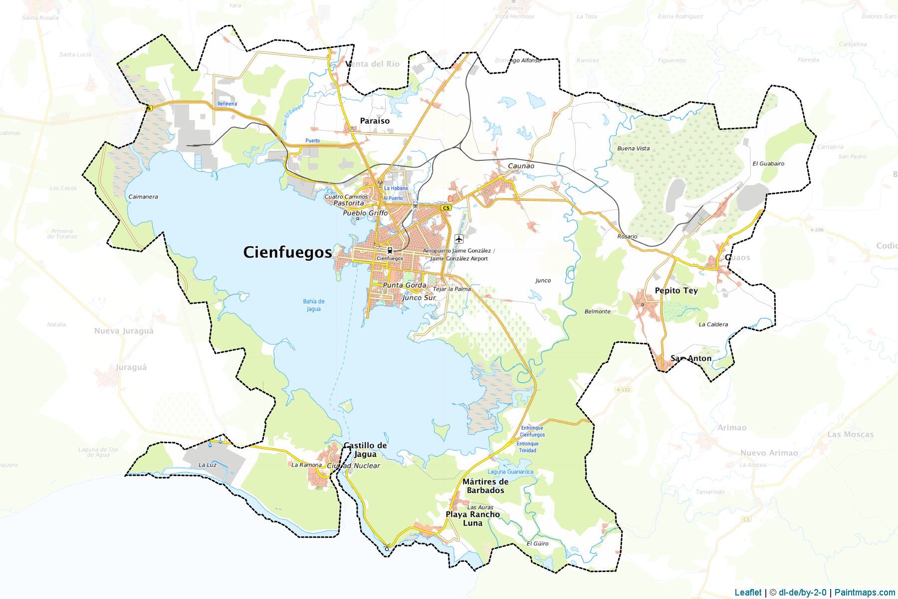 Cienfuegos (Cienfuegos) Map Cropping Samples-1