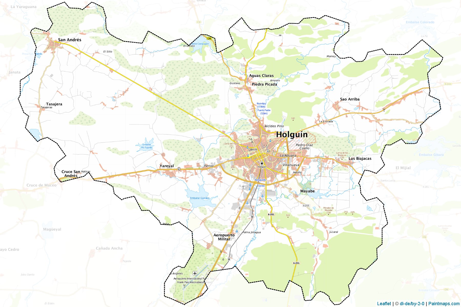 Muestras de recorte de mapas Holguin (Holguin)-1