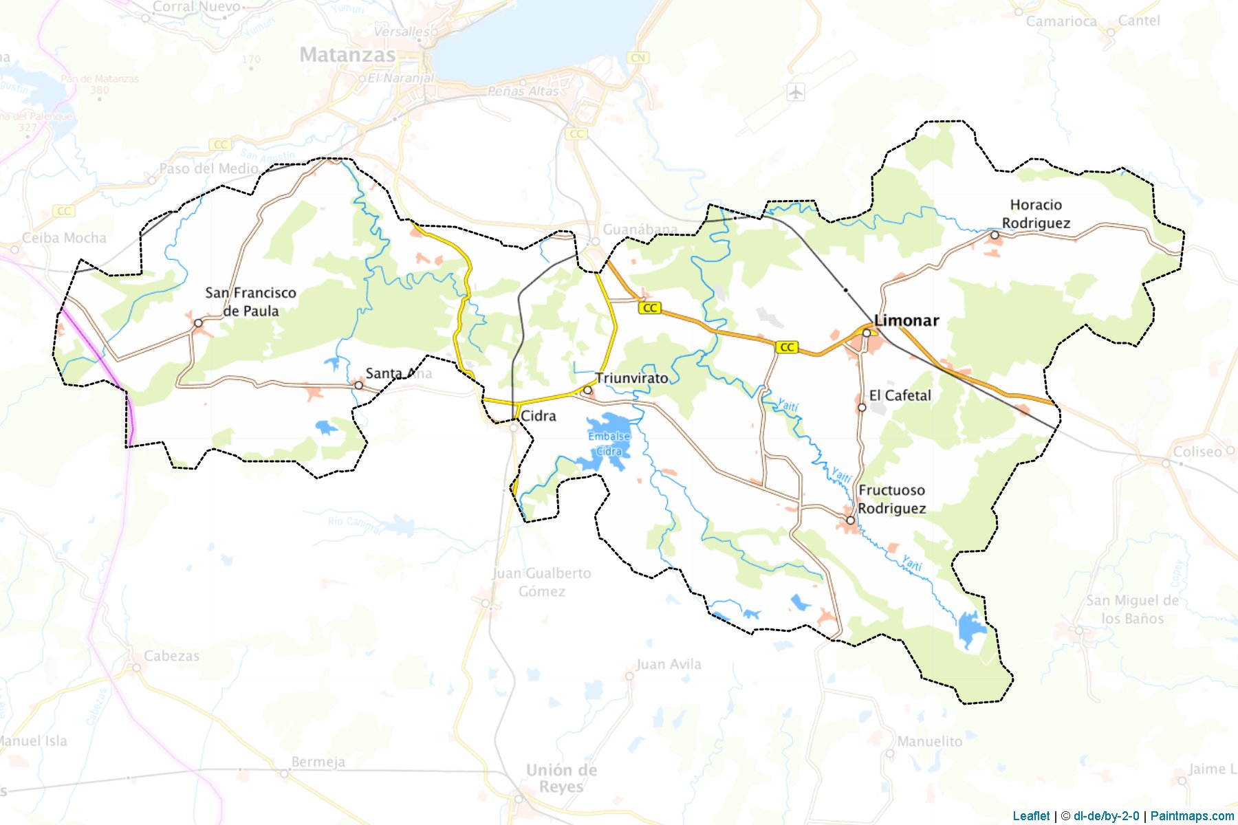 Muestras de recorte de mapas Limonar (Matanzas)-1