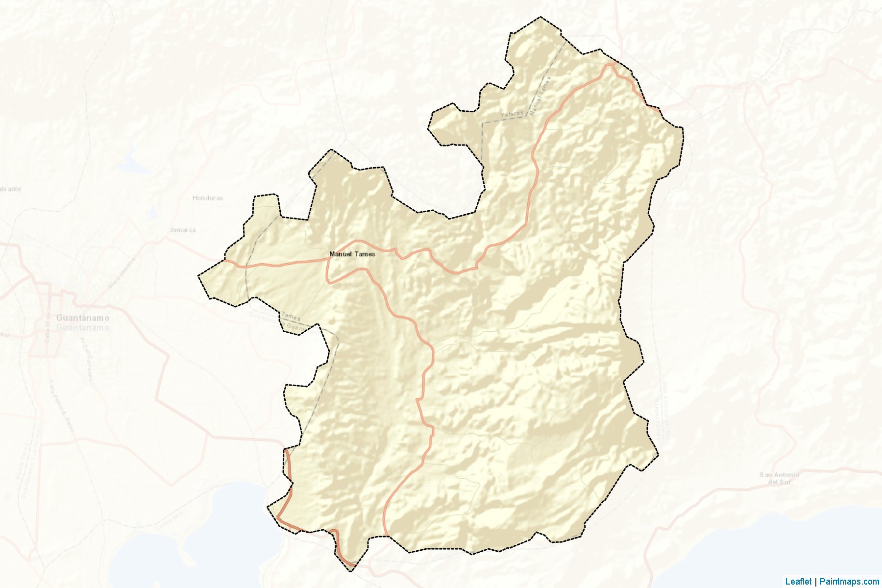 Muestras de recorte de mapas Manuel Tames (Guantanamo)-2