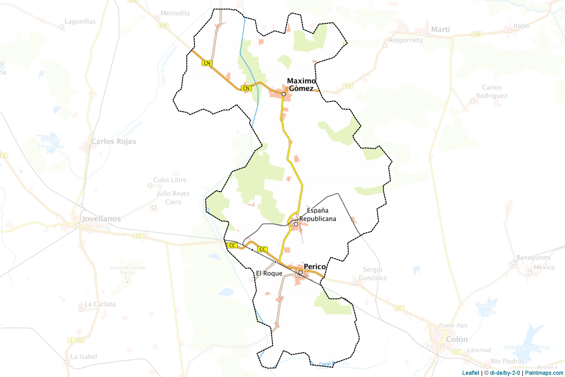 Muestras de recorte de mapas Perico (Matanzas)-1