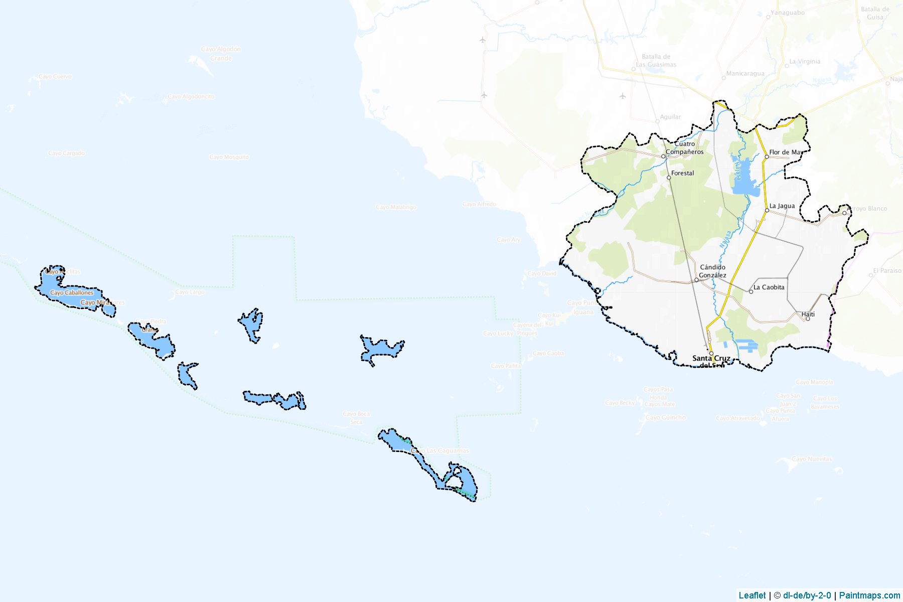 Muestras de recorte de mapas Santa Cruz Del Sur (Camagüey)-1