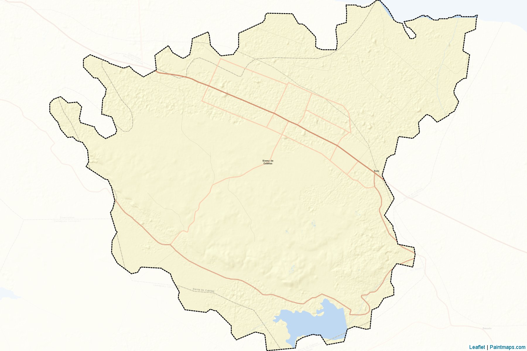 Muestras de recorte de mapas Sierra De Cubitas (Camagüey)-2