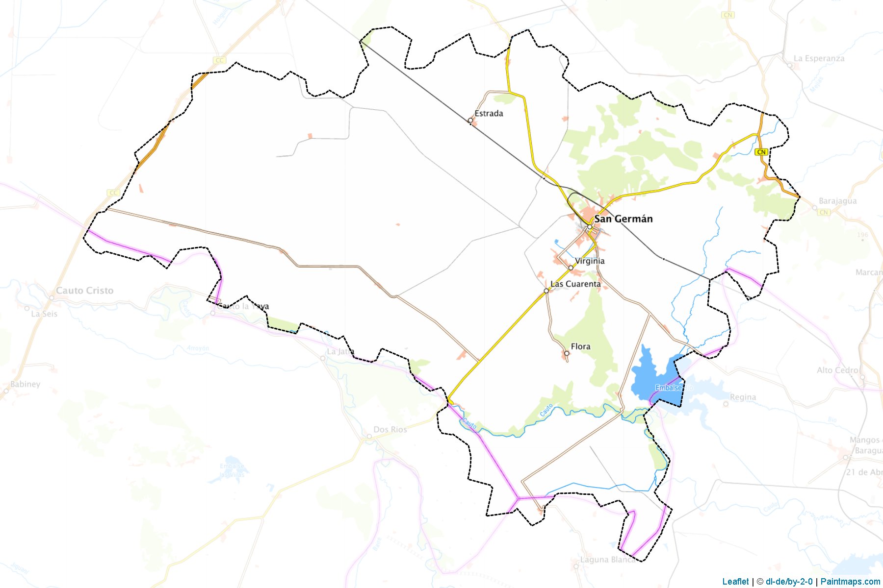 Muestras de recorte de mapas Urbano Noris (Holguin)-1