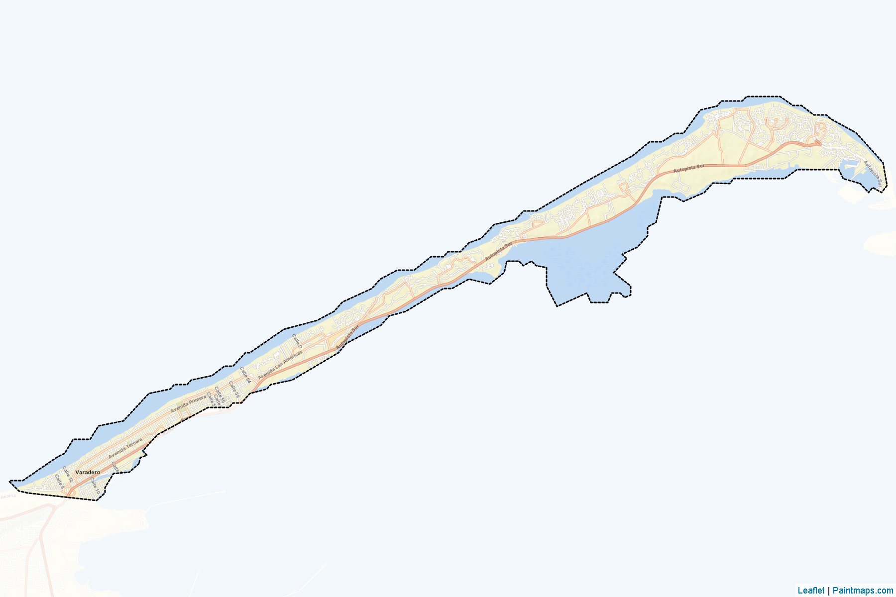 Muestras de recorte de mapas Varadero (Matanzas)-2