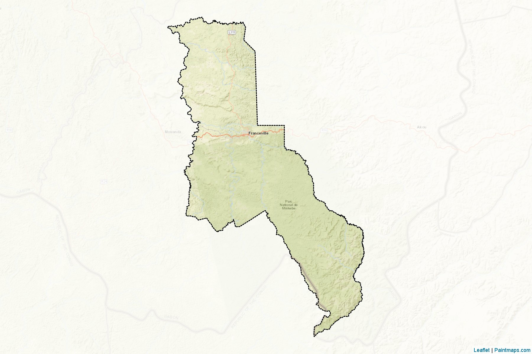 Muestras de recorte de mapas Mpassa (Haut-Ogooué)-2