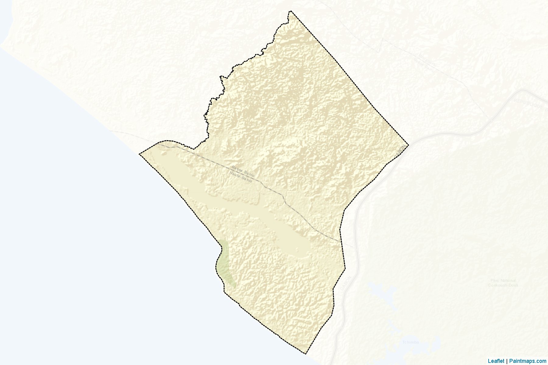 Haute-Banio Department (Nyanga Province) Map Cropping Samples-2