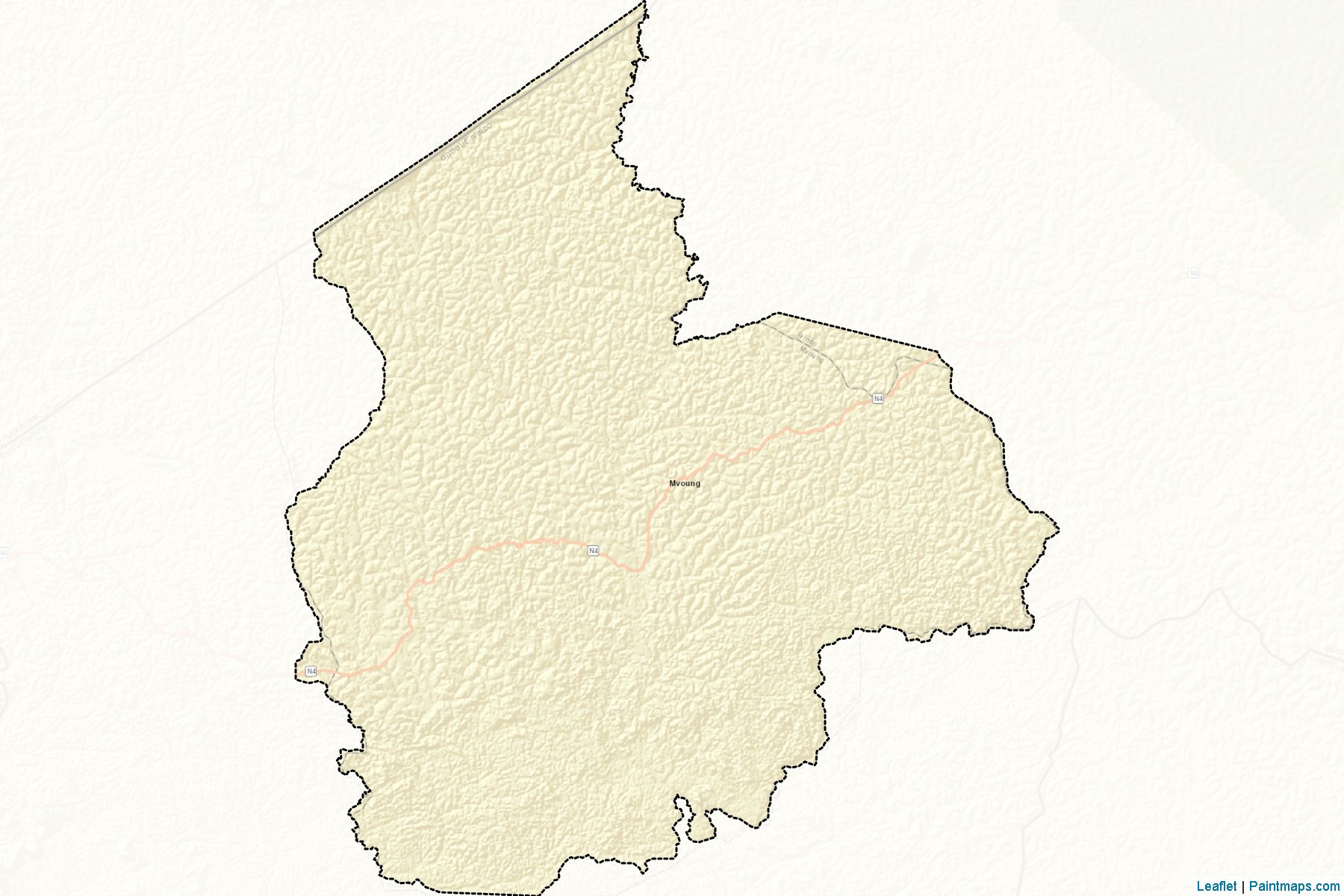 Mvoung (Ogooué-Ivindo Province) Map Cropping Samples-2