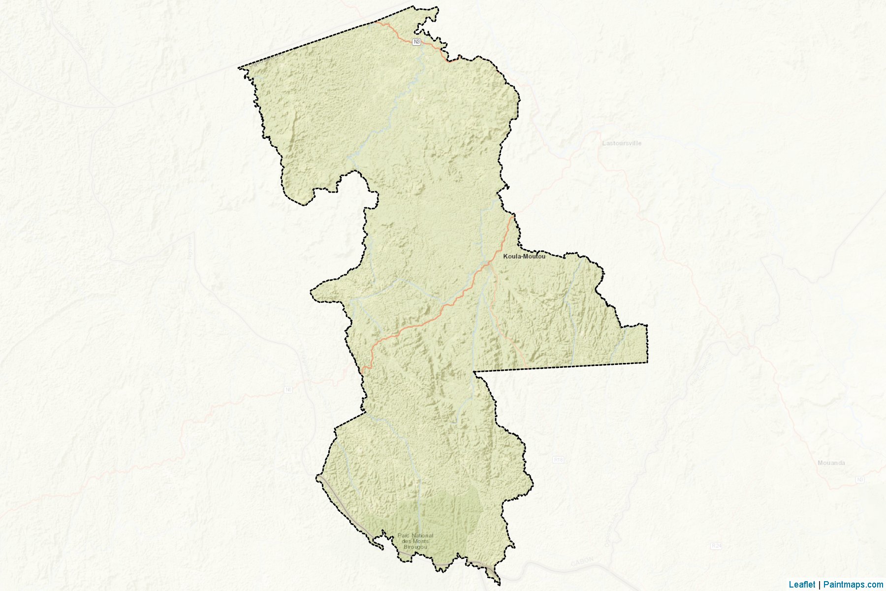 Muestras de recorte de mapas Lolo Bouenguidi (Ogooué-Lolo)-2