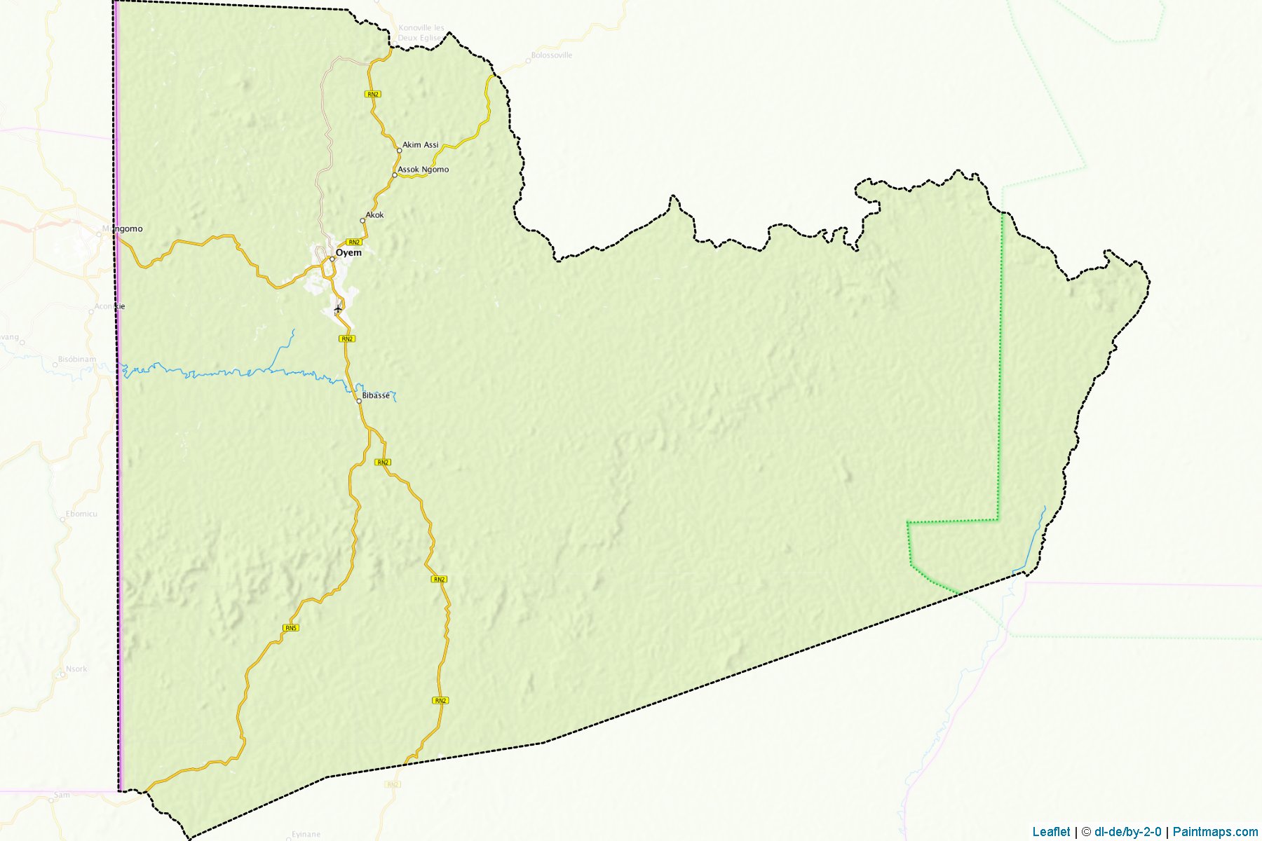 Muestras de recorte de mapas Woleu (Woleu-Ntem)-1