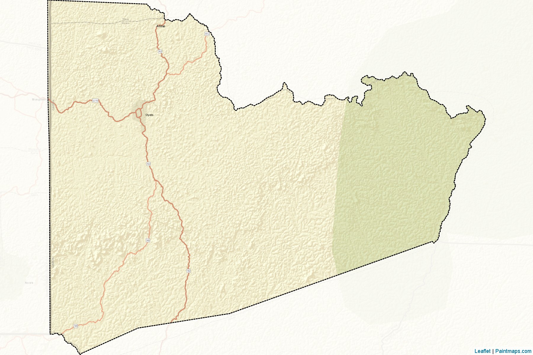 Muestras de recorte de mapas Woleu (Woleu-Ntem)-2