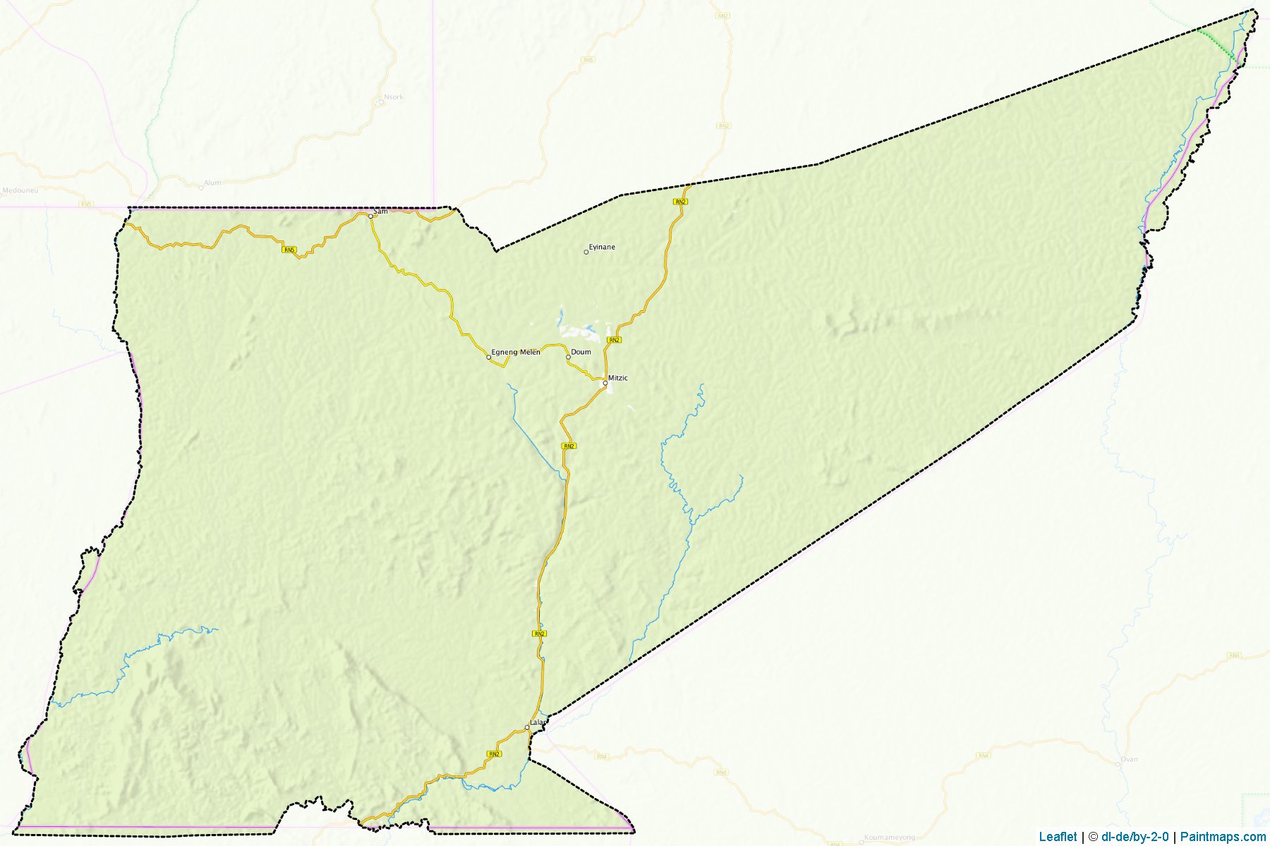 Muestras de recorte de mapas Okano (Woleu-Ntem)-1