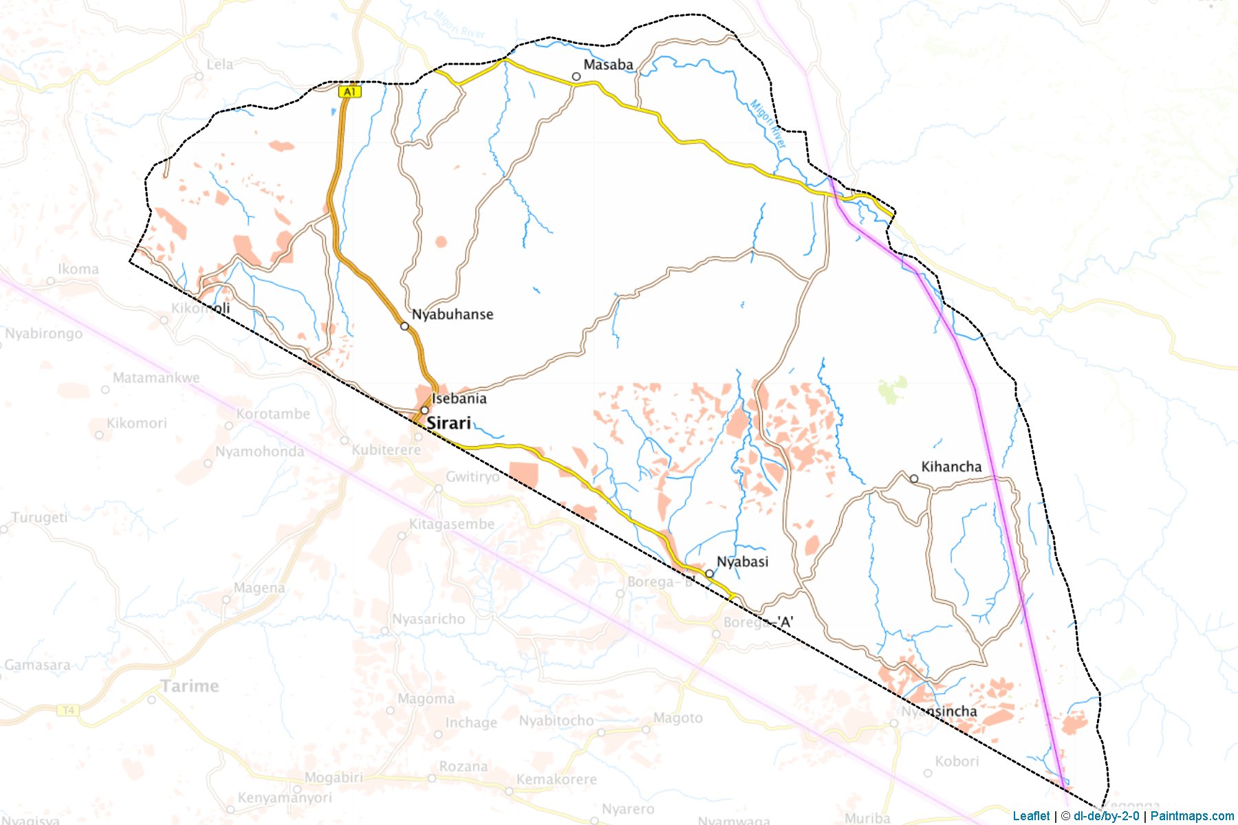 Muestras de recorte de mapas Kuria (Nyanza)-1