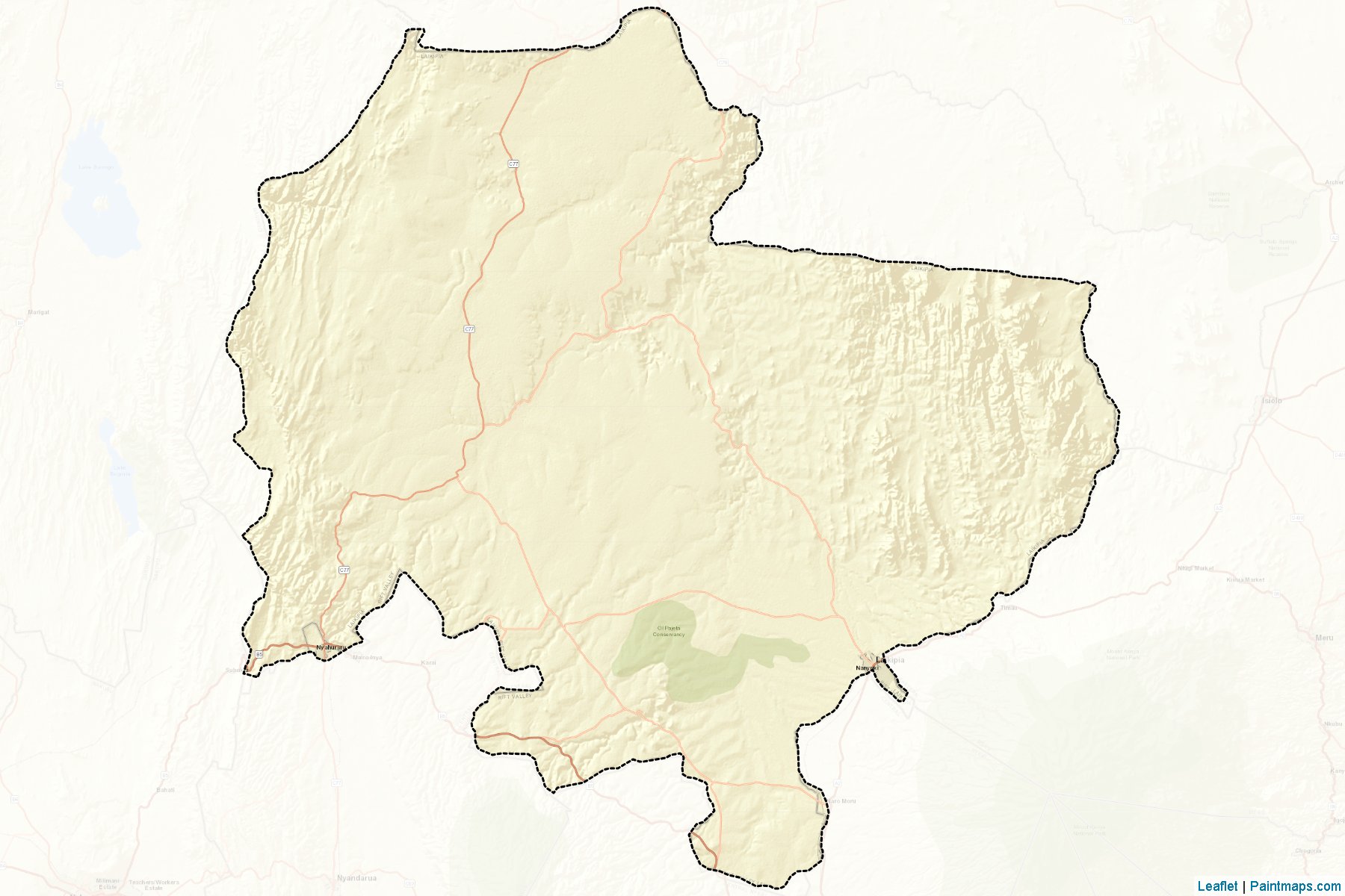 Laikipia (Rift Valley) Map Cropping Samples-2