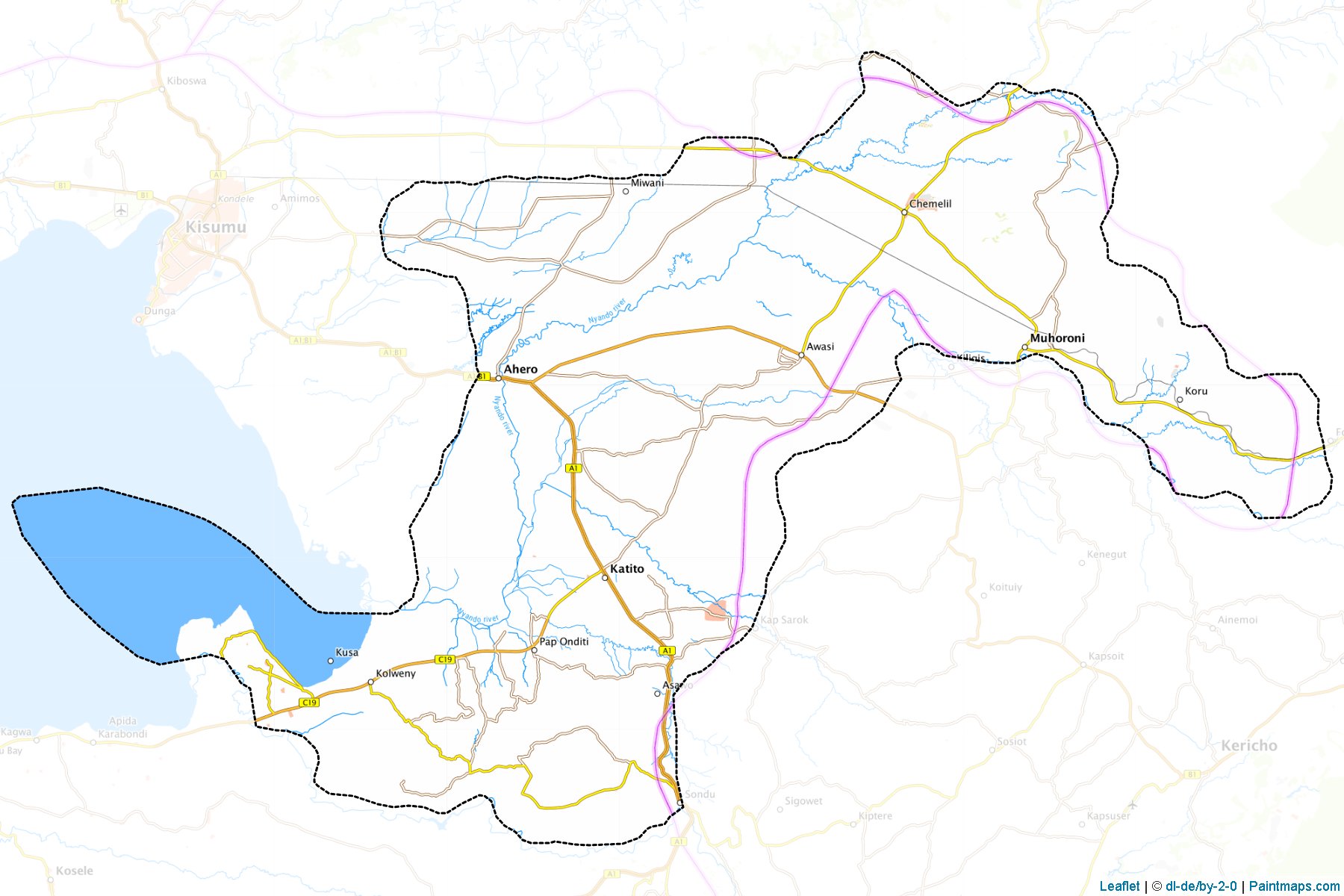 Nyando (Nyanza) Map Cropping Samples-1